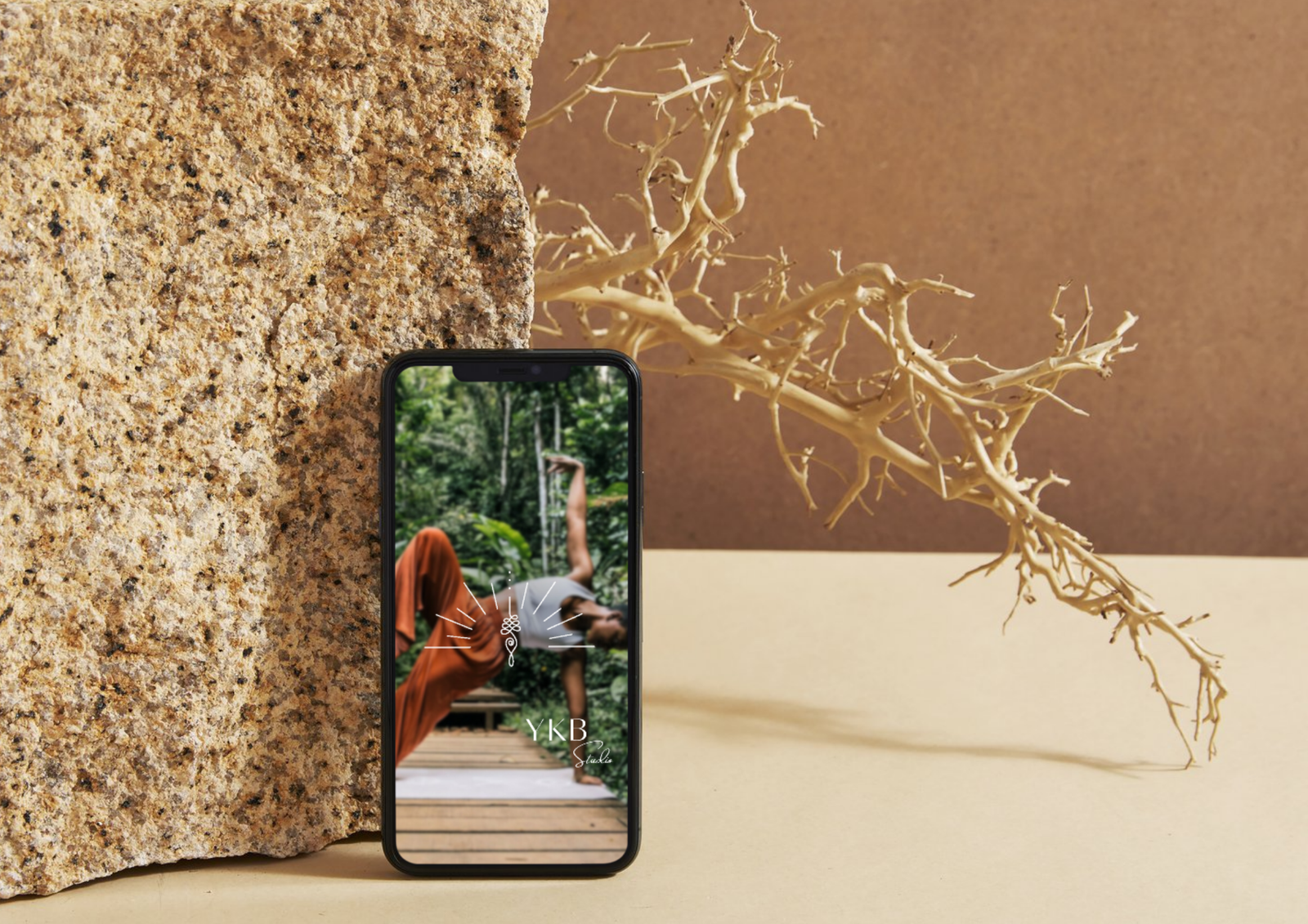 mockup telephone projet yoga ka bay